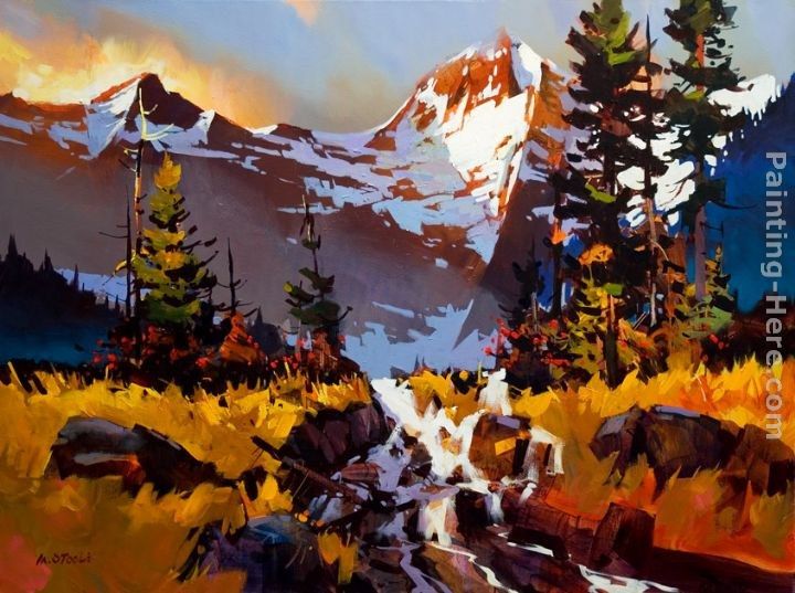 Michael O'Toole Garibaldi Hike Painting